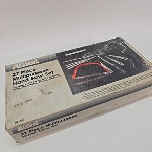 Allied 27pc Multipurpose Hand Saw Set 54-MSK NOS